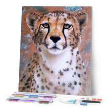 Charger l'image dans la galerie, Broderie Diamant | Broderie Diamant - Visage du Guépard | animaux Broderie Animaux | FiguredArt