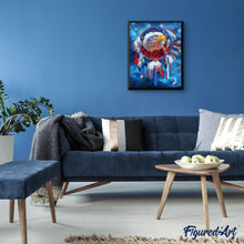 Charger l'image dans la galerie, Broderie Diamant | Broderie Diamant - LAigle USA | aigles animaux Broderie Animaux | FiguredArt