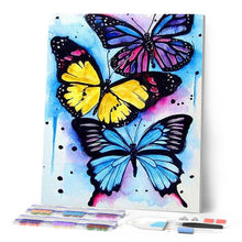 Charger l'image dans la galerie, Broderie Diamant | Broderie Diamant - Les Papillons | animaux Broderie Animaux papillons | FiguredArt