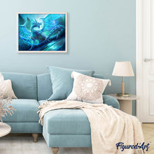 Charger l'image dans la galerie, Broderie Diamant | Broderie Diamant - Dragon | animaux Broderie Animaux dragons | FiguredArt