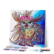 Charger l'image dans la galerie, Broderie Diamant | Broderie Diamant - Hiboux Design | animaux Broderie Animaux chouettes et hiboux | FiguredArt