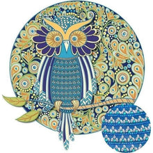 Charger l'image dans la galerie, Broderie Diamant | Broderie Diamant - Hiboux Dessin | animaux Broderie Animaux chouettes et hiboux | FiguredArt