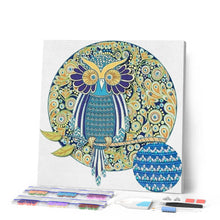 Charger l'image dans la galerie, Broderie Diamant | Broderie Diamant - Hiboux Dessin | animaux Broderie Animaux chouettes et hiboux | FiguredArt