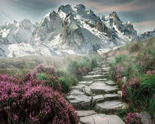 Charger l'image dans la galerie, Broderie Diamant | Broderie Diamant - Chemin de Montagne | Broderie Paysages montagnes paysages | FiguredArt