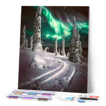 Charger l'image dans la galerie, Broderie Diamant | Broderie Diamant - Incroyable Ciel de Montagne | Broderie Romantique montagnes romantique | FiguredArt