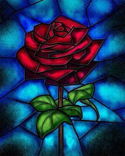 Charger l'image dans la galerie, Broderie Diamant | Broderie Diamant - Mosaïque de Rose | Broderie Fleurs fleurs | FiguredArt