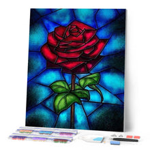 Charger l'image dans la galerie, Broderie Diamant | Broderie Diamant - Mosaïque de Rose | Broderie Fleurs fleurs | FiguredArt