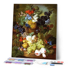 Charger l'image dans la galerie, Broderie Diamant | Broderie Diamant - Grande corbeille de Fruits | Broderie Fleurs fleurs | FiguredArt