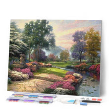 Charger l'image dans la galerie, Broderie Diamant | Broderie Diamant - Grand Jardin | Broderie Paysages paysages | FiguredArt