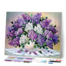 Charger l'image dans la galerie, Broderie Diamant | Broderie Diamant - Bouquet Violet | Broderie Fleurs fleurs | FiguredArt