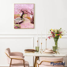 Charger l'image dans la galerie, Broderie Diamant | Broderie Diamant - Chemin de Printemps | Broderie Romantique romantique | FiguredArt