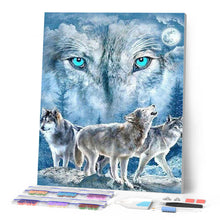 Charger l'image dans la galerie, Broderie Diamant | Broderie Diamant - Meute de Loups | animaux Broderie Animaux lapins loups | FiguredArt