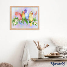 Charger l'image dans la galerie, Broderie Diamant | Broderie Diamant - Petites Perruches | animaux Broderie Animaux | FiguredArt