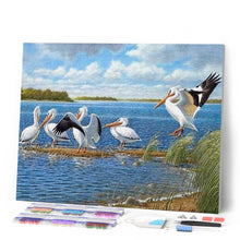 Charger l'image dans la galerie, Broderie Diamant | Broderie Diamant - Oiseaux sur lEau | animaux Broderie Animaux oiseaux | FiguredArt