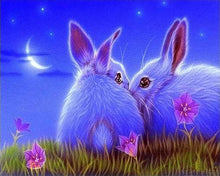 Charger l'image dans la galerie, Broderie Diamant | Broderie Diamant - Lapins Mignons | animaux Broderie Animaux lapins | FiguredArt
