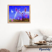 Charger l'image dans la galerie, Broderie Diamant | Broderie Diamant - Lapins Mignons | animaux Broderie Animaux lapins | FiguredArt