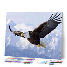 Charger l'image dans la galerie, Broderie Diamant | Broderie Diamant - Aigle en Vol | aigles animaux Broderie Animaux | FiguredArt