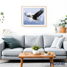 Charger l'image dans la galerie, Broderie Diamant | Broderie Diamant - Aigle en Vol | aigles animaux Broderie Animaux | FiguredArt