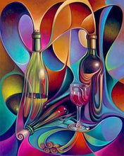 Charger l'image dans la galerie, Broderie Diamant | Broderie Diamant - Vins Design | Broderie Cuisine cuisine | FiguredArt
