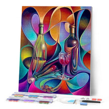 Charger l'image dans la galerie, Broderie Diamant | Broderie Diamant - Vins Design | Broderie Cuisine cuisine | FiguredArt