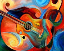 Charger l'image dans la galerie, Broderie Diamant | Broderie Diamant - Guitare Design | autres Broderie Autres | FiguredArt