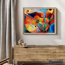 Charger l'image dans la galerie, Broderie Diamant | Broderie Diamant - Guitare Design | autres Broderie Autres | FiguredArt