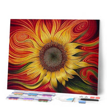 Charger l'image dans la galerie, Broderie Diamant | Broderie Diamant - Tournesol Design | Broderie Fleurs fleurs | FiguredArt