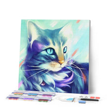 Charger l'image dans la galerie, Broderie Diamant | Broderie Diamant - Chat Design | animaux Broderie Animaux chats | FiguredArt