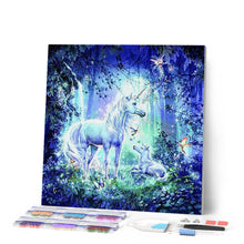 Charger l'image dans la galerie, Broderie Diamant | Broderie Diamant - Licorne des Bois | animaux Broderie Animaux licornes | FiguredArt