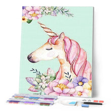 Charger l'image dans la galerie, Broderie Diamant | Broderie Diamant - Licorne Dessin | animaux Broderie Animaux licornes | FiguredArt