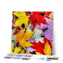 Charger l'image dans la galerie, Broderie Diamant | Broderie Diamant - Feuilles dAutomne | Broderie Paysages paysages | FiguredArt