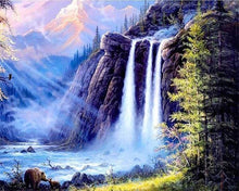 Charger l'image dans la galerie, Broderie Diamant | Broderie Diamant - Chute de Montagne | Broderie Paysages montagnes paysages | FiguredArt