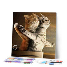 Charger l'image dans la galerie, Broderie Diamant | Broderie Diamant - Chats Titanic | animaux Broderie Animaux chats | FiguredArt