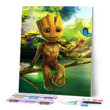 Charger l'image dans la galerie, Broderie Diamant | Broderie Diamant - Sur un Arbre perché | arbres autres Broderie Autres | FiguredArt