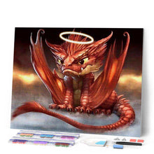 Charger l'image dans la galerie, Broderie Diamant | Broderie Diamant - Bébé Dragon Rouge | autres Broderie Autres dragons | FiguredArt