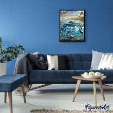 Charger l'image dans la galerie, Broderie Diamant | Broderie Diamant - Poissons et Dauphins | animaux Broderie Animaux dauphins poissons | FiguredArt