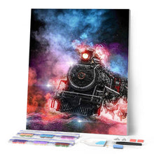 Charger l'image dans la galerie, Broderie Diamant | Broderie Diamant - Le train | Broderie Ville ville | FiguredArt