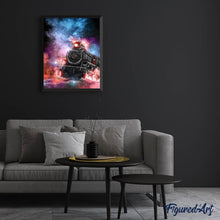 Charger l'image dans la galerie, Broderie Diamant | Broderie Diamant - Le train | Broderie Ville ville | FiguredArt