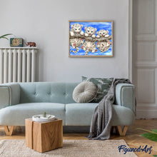 Charger l'image dans la galerie, Broderie Diamant | Broderie Diamant - Bébés Tigres espiègles | animaux Broderie Animaux tigres | FiguredArt