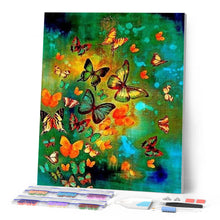 Charger l'image dans la galerie, Broderie Diamant | Broderie Diamant - Envol de Papillons | animaux Broderie Animaux papillons | FiguredArt