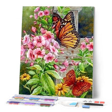 Charger l'image dans la galerie, Broderie Diamant | Broderie Diamant - Jolis Papillons et Fleurs | animaux Broderie Animaux Broderie Fleurs fleurs papillons | FiguredArt