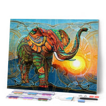 Charger l'image dans la galerie, Broderie Diamant | Broderie Diamant - Eléphant artistique | animaux Broderie Animaux éléphants | FiguredArt