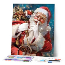 Charger l'image dans la galerie, Broderie Diamant | Broderie Diamant - Secret de Père Noël | Broderie Religion Noël | FiguredArt