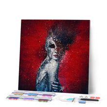 Charger l'image dans la galerie, Broderie Diamant | Broderie Diamant - Femme abstraite | Broderie Romantique romantique | FiguredArt