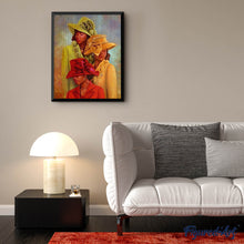 Charger l'image dans la galerie, Broderie Diamant | Broderie Diamant - Trois Femmes | Broderie Romantique romantique | FiguredArt