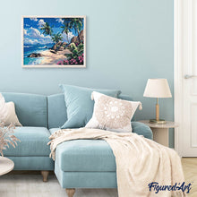Charger l'image dans la galerie, Broderie Diamant | Broderie Diamant - Sur la Plage | Broderie Paysages paysages | FiguredArt