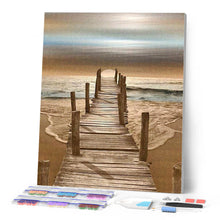 Charger l'image dans la galerie, Broderie Diamant | Broderie Diamant - Zénitude à la Plage | Broderie Paysages paysages | FiguredArt