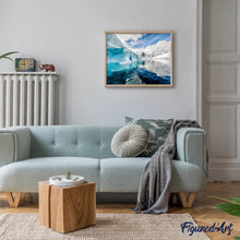 Charger l'image dans la galerie, Broderie Diamant | Broderie Diamant - Glaciers | Broderie Paysages paysages | FiguredArt