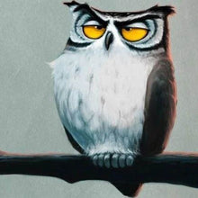 Charger l'image dans la galerie, Broderie Diamant | Broderie Diamant - Hibou interrogateur | animaux Broderie Animaux chouettes et hiboux | FiguredArt