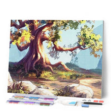 Charger l'image dans la galerie, Broderie Diamant | Broderie Diamant - Arbre en Fleurs | arbres Broderie Paysages fleurs paysages | FiguredArt